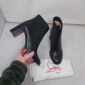 Christian Louboutin Black Heel Adoxa Ankle Boot